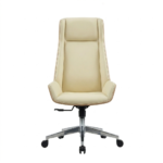 BENTO CREAM Full-Back Leather Chair