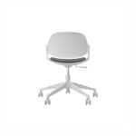 HY-833-5 TURNER White Swivel Chair - Desk Craft Office Furniture in Dubai