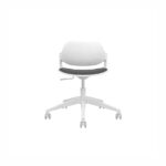 HY-833-5 TURNER White Swivel Chair - Desk Craft Office Furniture in Dubai