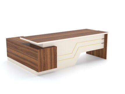 MACRON Executive L-Shaped Office Desk - Desk Craft Office Furniture in Dubai (1)