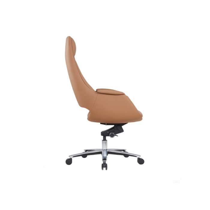 MERINO Brown High Back Leather Chair