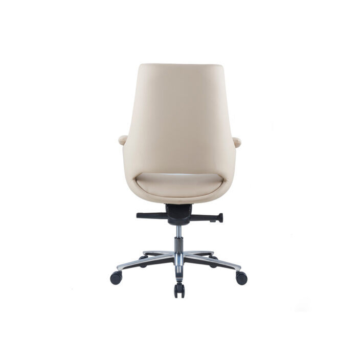 MERINO BEIGE Low Back Leather Chair - Desk Craft Office Furniture in Dubai
