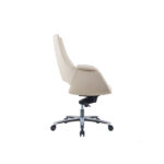 MERINO BEIGE Low Back Leather Chair - Desk Craft Office Furniture in Dubai
