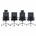 Prime Black & White Full-Back & Mid-Back Ergonomic Mesh Chair