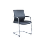 ROVER Leather Visitor Chair - Desk Craft Meeting Office Furniture in Dubai