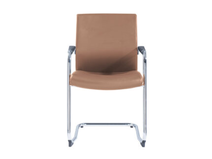 ROVER Leather Visitor Chair - Desk Craft Meeting Office Furniture in Dubai