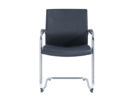 ROVER Leather Visitor Chair - Desk Craft Meeting Office Furniture in Dubai