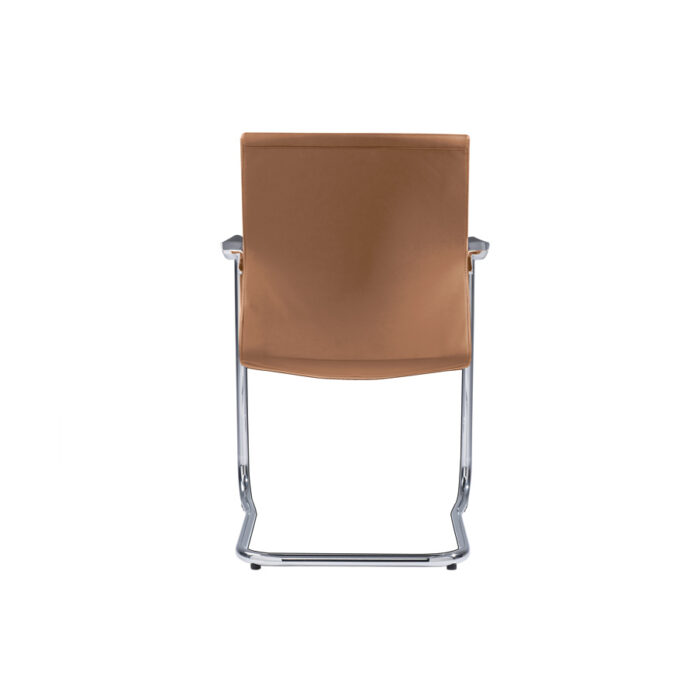 ROVER Leather Visitor Chair - Desk Craft Meeting Office Furniture in Dubai