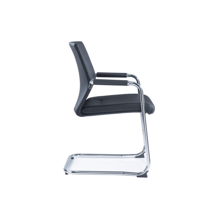 ROVER Leather Visitor Chair - Desk Craft Meeting Office Furniture in Dubai