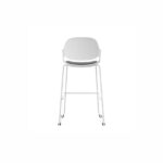 TURNER White High Bar Stool - Desk Craft Lounge Office Furniture in Dubai