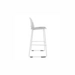 TURNER White High Bar Stool - Desk Craft Lounge Office Furniture in Dubai