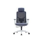 VIGO Grey Frame Full Back Mesh Chair - Desk Craft Adjustable Office Furniture in Dubai