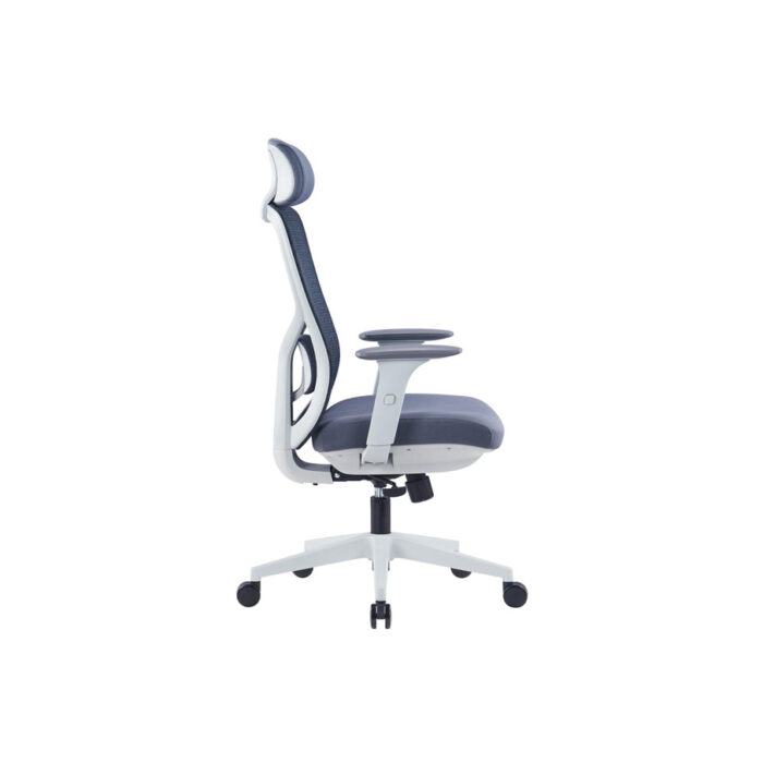 ORGO Grey Frame Full Back Mesh Chair - Desk Craft Adjustable Office Furniture in Dubai