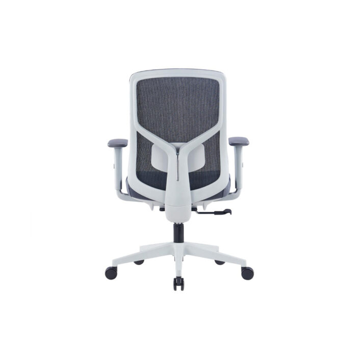 ORGO Grey Frame Low Back Ergonomic Mesh Chair - Desk Craft Adjustable Office Furniture in Dubai