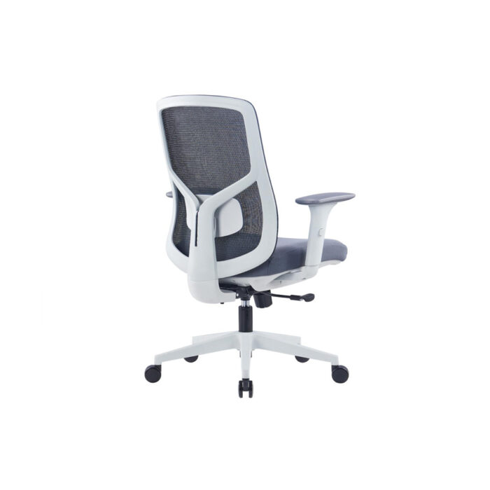 ORGO Grey Frame Low Back Ergonomic Mesh Chair - Desk Craft Adjustable Office Furniture in Dubai