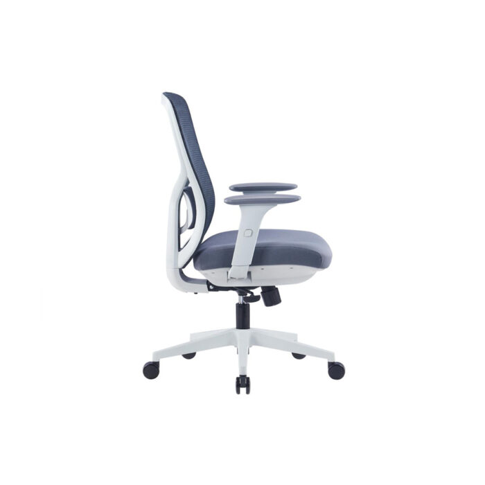 ORGO Grey Frame Low Back Ergonomic Mesh Chair - Desk Craft Adjustable Office Furniture in Dubai