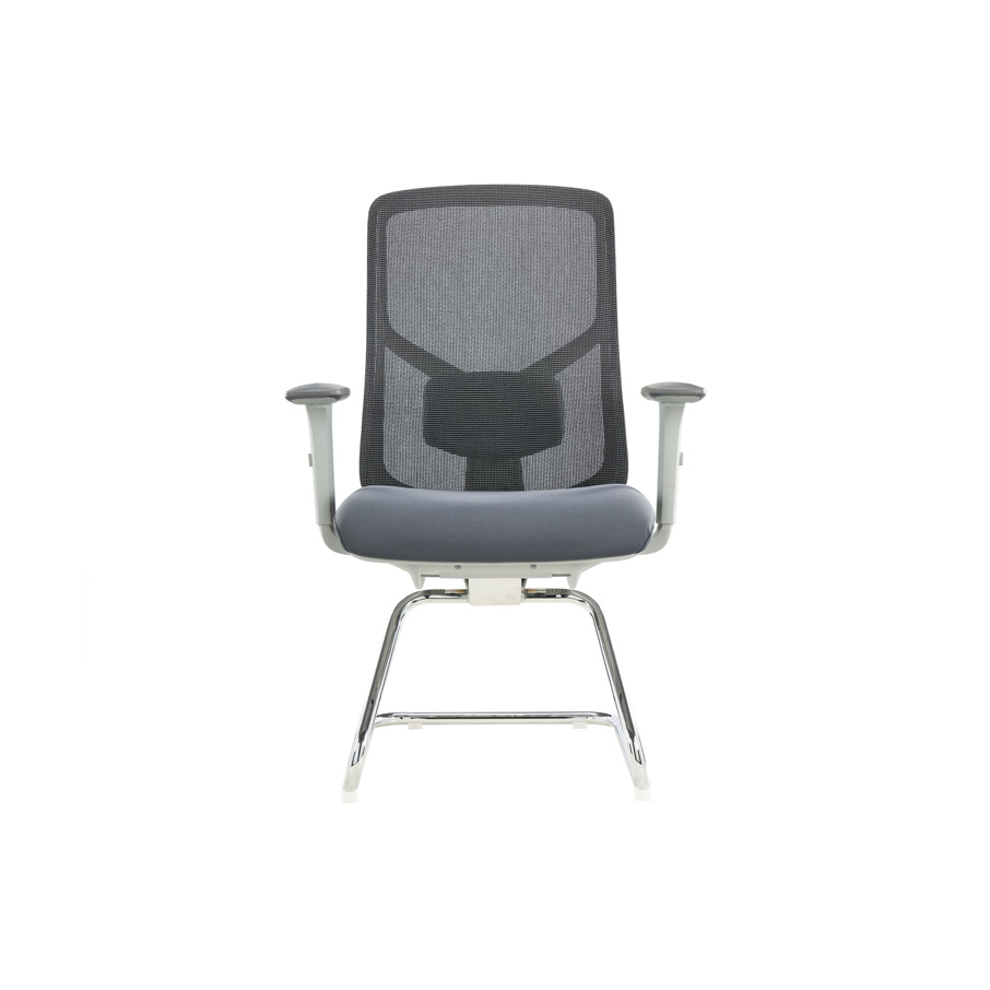 VIGO Grey Frame Mesh Visitor Chair - Desk Craft Office Furniture in Dubai (2) VIGO Grey Frame Mesh Visitor Chair - Desk Craft Office Furniture in Dubai