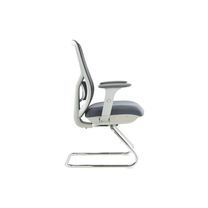 ORGO Grey Frame Mesh Visitor Chair - Desk Craft Office Furniture in Dubai