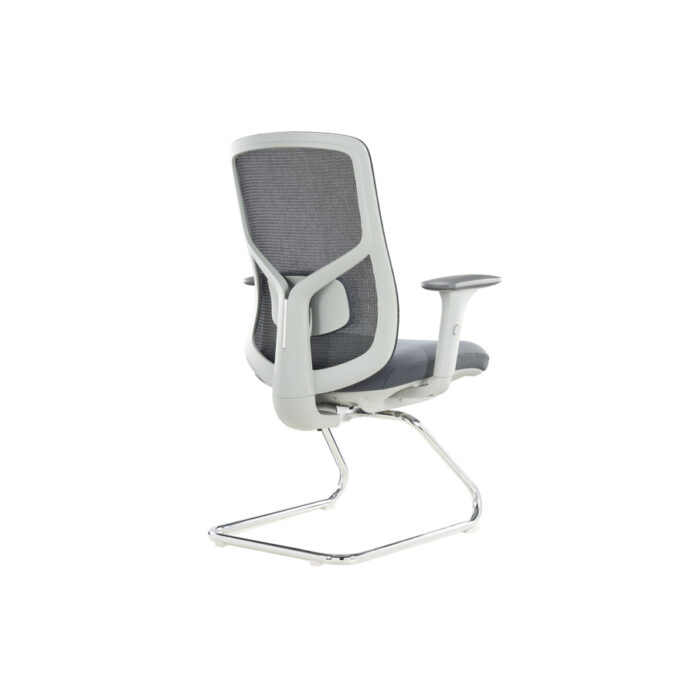 ORGO Grey Frame Mesh Visitor Chair - Desk Craft Office Furniture in Dubai