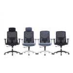 VIGO Black & Grey Full Back & Low-Back Ergonomic Mesh Chair