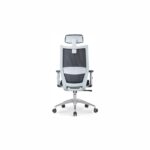 WORKON White Full Frame Mesh Chair - Desk Craft Ergonomic Office Furniture in Dubai