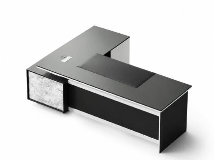 Apex Modern L-Shaped Executive Office Desk