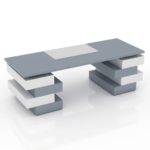 Aura - Modern Executive Table with All-Round Design