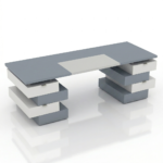Aura - Modern Executive Table with All-Round Design
