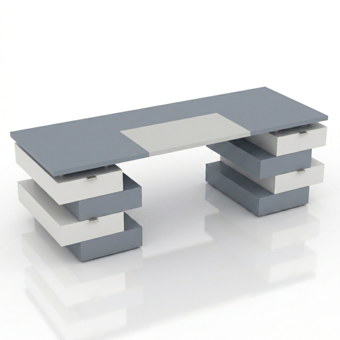 Aura - Modern Executive Table with All-Round Design