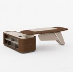 Aviva Modern Executive Coffee Table with Storage Cabinet