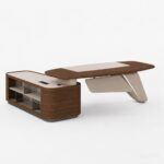 Aviva Modern Executive Coffee Table with Storage Cabinet