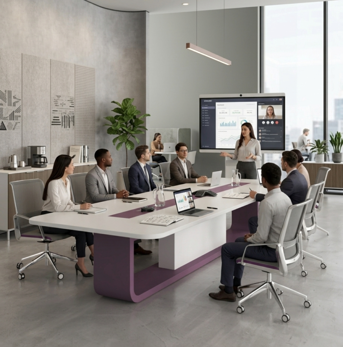 DuroFlex Modern Executive Conference Table