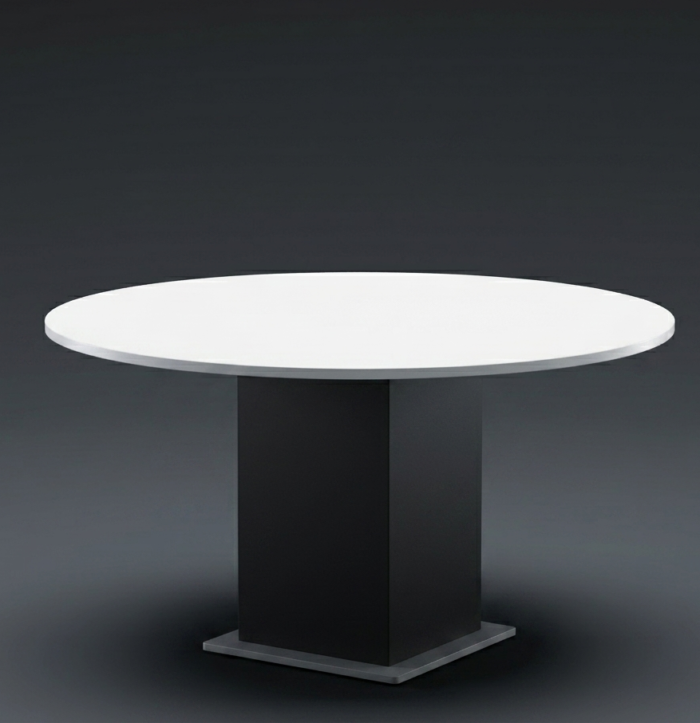 DuroFlex Modern Minimalist Round Meeting Table – Perfect for Collaborative Office Spaces