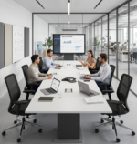 DuroFlex Premium Modular Conference Table – Sleek Minimalist Design for Executive Boardrooms