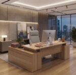 Imperial L-Shaped Executive CEO Desk – Premium Wood Edition