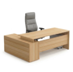 Imperial L-Shaped Executive CEO Desk – Premium Wood Edition