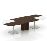 LuxPremium Modular Wooden Conference Table for Office
