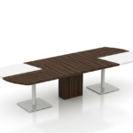 LuxPremium Modular Wooden Conference Table for Office