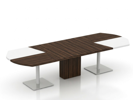 LuxPremium Modular Wooden Conference Table for Office
