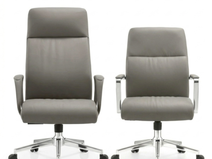 MEXUS Mid-Back / Full-Back Executive Office Chair – Ergonomic Grey Leather