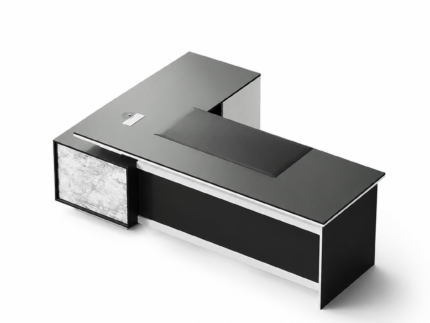 Apex Modern L-Shaped Executive Office Desk