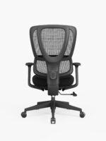 Vertex Ergonomics Premium Orthopedic Office Chair – High-Back with Adjustable Headrest & Mid-Back Desk Chair Options, Full Mesh Backrest, 3D Lumbar Support, Multi-Functional Armrests, Heavy-Duty Nylon Wheels (Black)