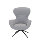 AC 13 Premium Upholstered Swivel Armchair