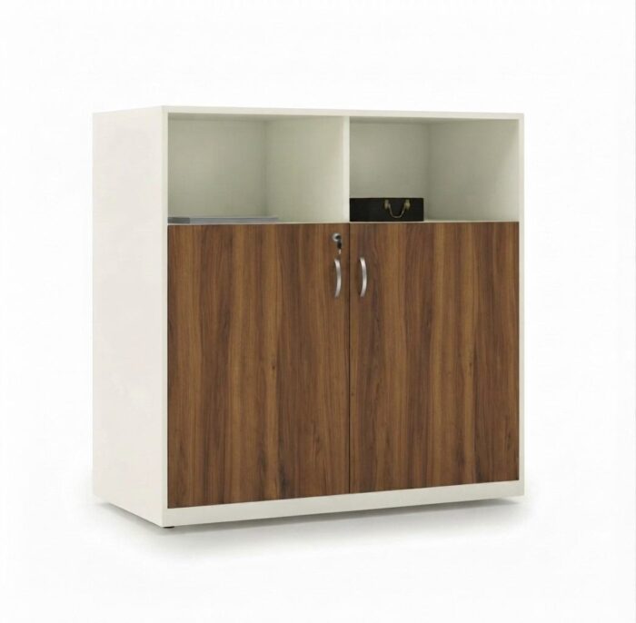 Apex Mid-Height Executive Storage Durable Laminate Office Cabinet