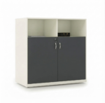 Apex Mid-Height Executive Storage Durable Laminate Office Cabinet