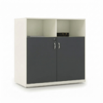 Apex Mid-Height Executive Storage Durable Laminate Office Cabinet