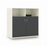 Apex Mid-Height Executive Storage Durable Laminate Office Cabinet