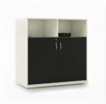 Apex Mid-Height Executive Storage Durable Laminate Office Cabinet