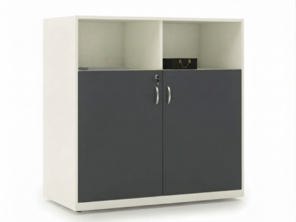 Apex Mid-Height Executive Storage Durable Laminate Office Cabinet
