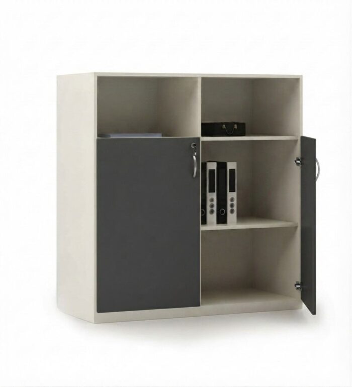 Apex Mid-Height Executive Storage Durable Laminate Office Cabinet